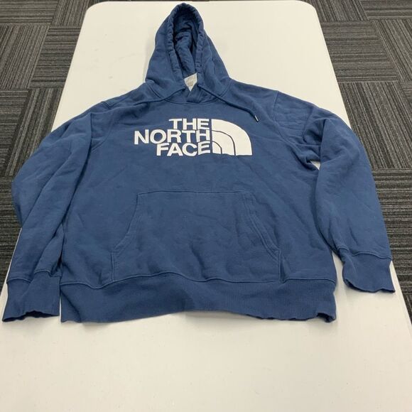 Men’s The North Face Pullover Hoodie Blue Size Large - Picture 1 of 3